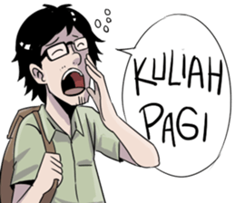 Derita Mahasiswa sticker #15097303