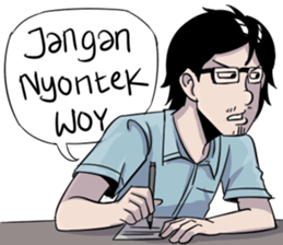 Derita Mahasiswa sticker #15097307