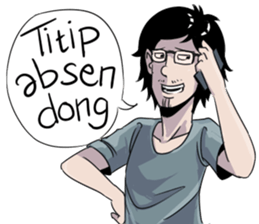 Derita Mahasiswa sticker #15097312