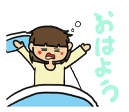 Junior high school girls and doctor sticker #15097512