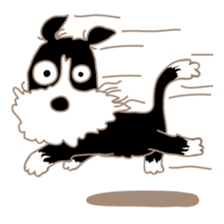 Lucky dog "Lucky" sticker #15097618