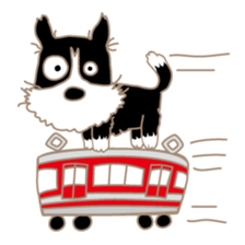 Lucky dog "Lucky" sticker #15097619