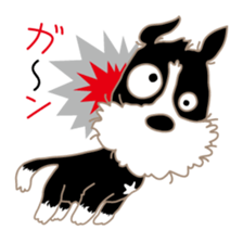 Lucky dog "Lucky" sticker #15097641