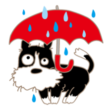 Lucky dog "Lucky" sticker #15097648