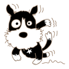 Lucky dog "Lucky" sticker #15097649