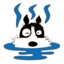 Lucky dog "Lucky" sticker #15097651