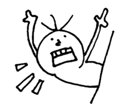 Monochrome Taro 1 sticker #15097659