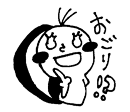 Monochrome Taro 1 sticker #15097675