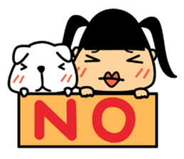 Meg & Momo sticker #15097819