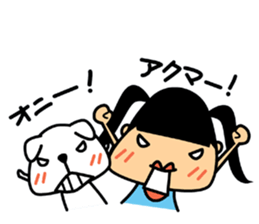 Meg & Momo sticker #15097827