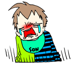 Father and son sticker #15097841