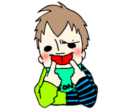 Father and son sticker #15097844