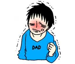 Father and son sticker #15097862