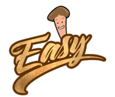 Mr. Conetall Mushroom & Big Texts sticker #15098050