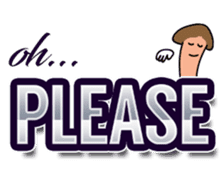 Mr. Conetall Mushroom & Big Texts sticker #15098061