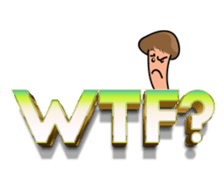 Mr. Conetall Mushroom & Big Texts sticker #15098063