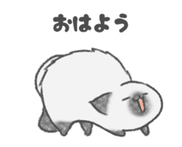 healing watercolor cat animated sticker #15098298