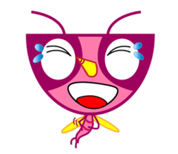 Playful mosquitoes sticker #15098685