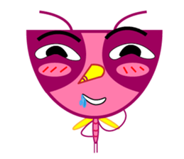 Playful mosquitoes sticker #15098689