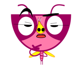 Playful mosquitoes sticker #15098690