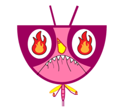 Playful mosquitoes sticker #15098691