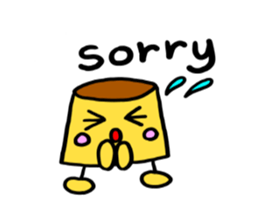 Pudding in love sticker #15099062