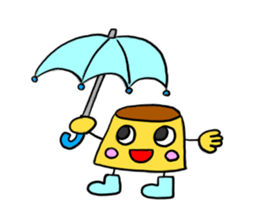 Pudding in love sticker #15099076