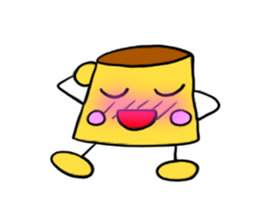 Pudding in love sticker #15099082