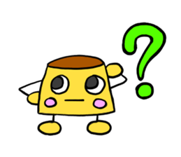 Pudding in love sticker #15099083