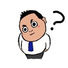 Hi! I'm Fujita . Super Salesman!! sticker #15099102