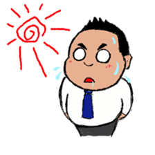 Hi! I'm Fujita . Super Salesman!! sticker #15099121