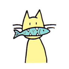 YELLOW CAT MOSUKE sticker #15099191