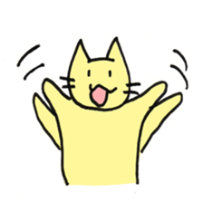 YELLOW CAT MOSUKE sticker #15099204