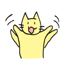 YELLOW CAT MOSUKE sticker #15099204