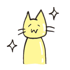 YELLOW CAT MOSUKE sticker #15099207