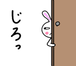 Cute rabbit everyday conversation 2 sticker #15099415