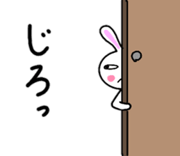 Cute rabbit everyday conversation 2 sticker #15099415