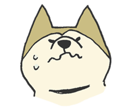 Akita-dog Sticker3 sticker #15099800