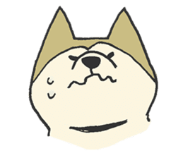 Akita-dog Sticker3 sticker #15099800