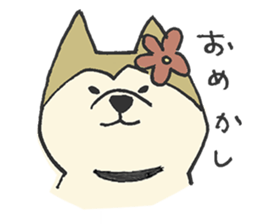 Akita-dog Sticker3 sticker #15099802
