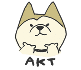 Akita-dog Sticker3 sticker #15099803
