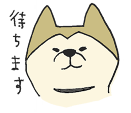 Akita-dog Sticker3 sticker #15099810