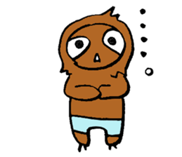 sabuchan of sloth! sticker #15100250