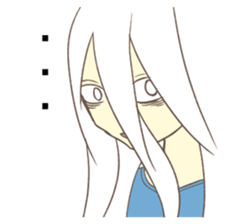 refuse girl sticker #15100533