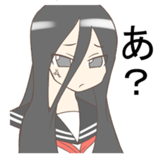 refuse girl sticker #15100539