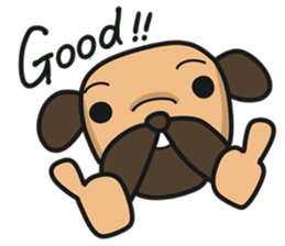 Dear Sirs Mr.Pug sticker #15100863