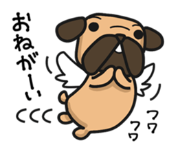 Dear Sirs Mr.Pug sticker #15100876