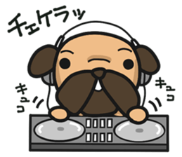 Dear Sirs Mr.Pug sticker #15100887