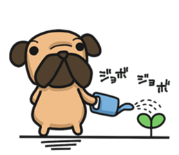 Dear Sirs Mr.Pug sticker #15100892