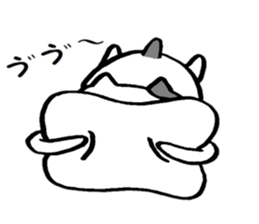 A cat that does not feel motivated sticker #15102068